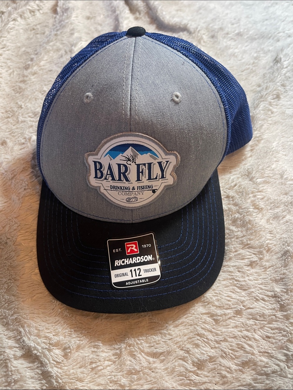 Firefly drinking, and fishing company hat